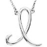 Picture of A to Z Script Initials 16" Necklace