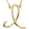 Picture of A to Z Script Initials 16" Necklace