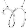 Picture of A to Z Script Initials 16" Necklace