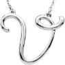 Picture of A to Z Script Initials 16" Necklace