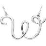 Picture of A to Z Script Initials 16" Necklace