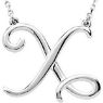 Picture of A to Z Script Initials 16" Necklace