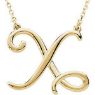 Picture of A to Z Script Initials 16" Necklace