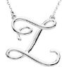 Picture of A to Z Script Initials 16" Necklace