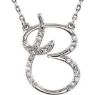 Picture of A to Z Script Diamond Initials 17" Necklace