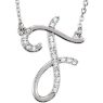 Picture of A to Z Script Diamond Initials 17" Necklace