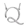 Picture of A to Z Script Diamond Initials 17" Necklace