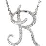 Picture of A to Z Script Diamond Initials 17" Necklace