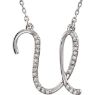 Picture of A to Z Script Diamond Initials 17" Necklace