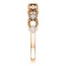 Picture of 14K Rose Diamond Stackable Ring
