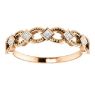 Picture of 14K Rose Diamond Stackable Ring