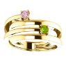 Picture of Gold 1 to 3 Stones/Names Engravable Mother Ring