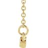 Picture of 14K Gold Infinity-Inspired 16-18" Bar Necklace