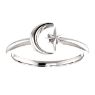 Picture of Crescent Moon & Star Ring 14K Gold