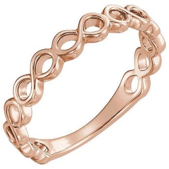 Picture of 14K Gold Infinity-Inspired Stackable Ring
