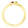 Picture of 14K Gold 1 to 5 Round Stones Mother's Ring