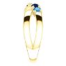 Picture of 14K Gold 1 to 5 Round Stones Mother's Ring