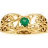 Picture of Gold 1 to 5 Round Stones Mother's Ring