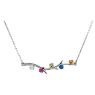 Picture of Family Branch Gold 1 to 5 Stones Mother's Necklace