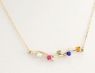 Picture of Family Branch Gold 1 to 5 Stones Mother's Necklace