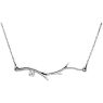 Picture of Family Branch Silver 1 to 5 Stones Mother's Necklace