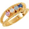 Picture of Gold Mother's Ring 2 to 12 Round Stones