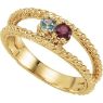 Picture of Gold Mother's Ring 2 to 12 Round Stones