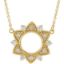Picture of Golden Sun Diamond Necklace