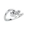 Picture of Silver 1 to 5 Round Stones Mother's Ring