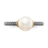 Picture of Silver Ring Antiqued White Freshwater Pearl