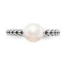 Picture of Silver Ring Antiqued White Freshwater Pearl