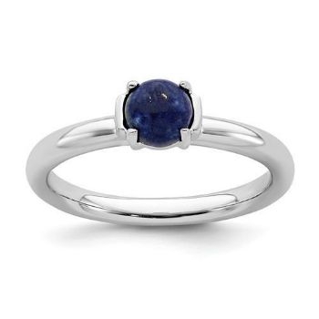 Picture of Silver Natural Blue Lapis Lazuli Stone Ring