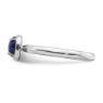 Picture of Silver Ring Natural Oval Blue Lapis Lazuli