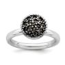 Picture of Silver Stackable Expressions Marcasite Circle Ring