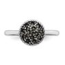 Picture of Silver Stackable Expressions Marcasite Circle Ring