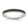 Picture of Sterling Silver Stackable Expressions Marcasite Ring