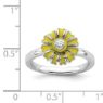 Picture of Silver Ring Daisy April Flower