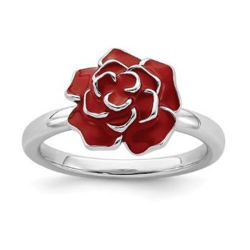 Picture of Silver Ring Rose June Flower