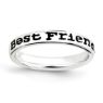 Picture of Sterling Silver Stackable Best Friends Ring