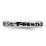 Picture of Sterling Silver Stackable Best Friends Ring