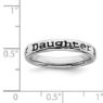 Picture of Sterling Silver Stackable Daughter Ring