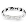 Picture of Sterling Silver Stackable Hope Ring