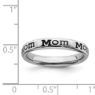 Picture of Sterling Silver Stackable Mom Ring