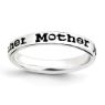 Picture of Sterling Silver Stackable Mother Ring