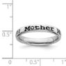 Picture of Sterling Silver Stackable Mother Ring