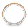 Picture of Sterling Silver Stackable Ring Orange  Enamel