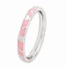 Picture of Sterling Silver Stackable Ring Pink Enamel