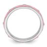 Picture of Sterling Silver Stackable Ring Pink Enamel