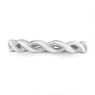 Picture of Sterling Silver Stackable Ring White Enamel