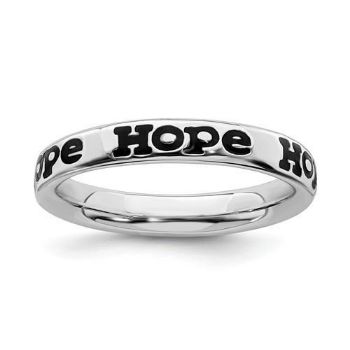 Picture of Sterling Silver Stackable Hope Ring